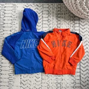 Boys Nike Windbreaker Zip up Jackets Size 5